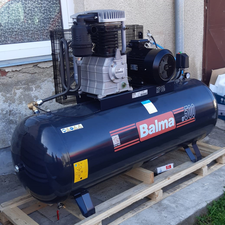 Pístový kompresor Balma 10/500